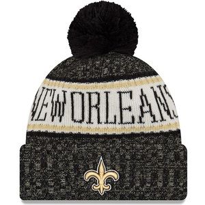 NFL New Orleans Saints New Era Black Knit Hat